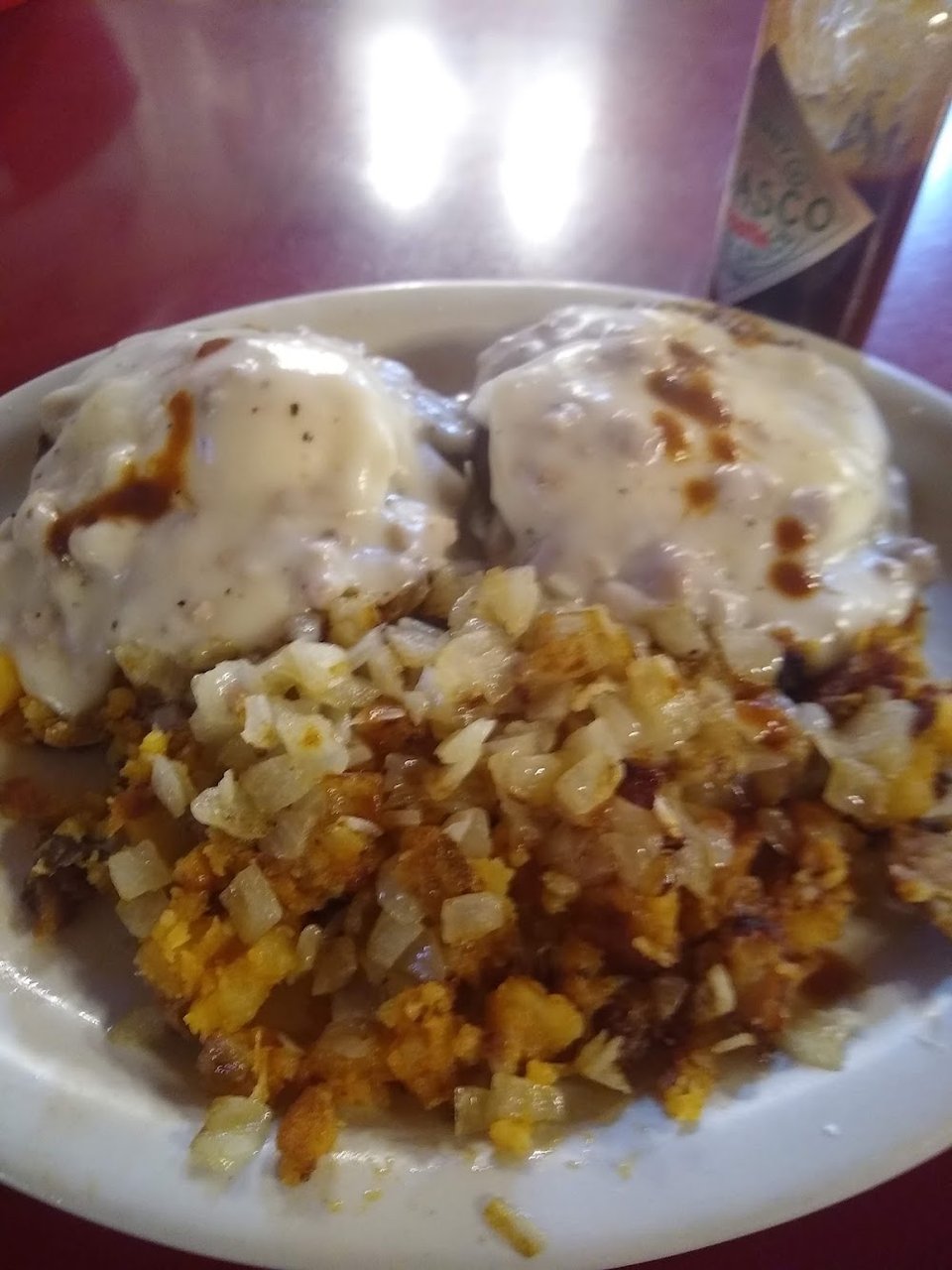 Sausage Gravy Benedict